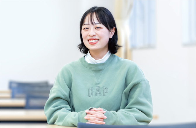 理学療法学科 4年生 2019年度入学栗本 菜実さん