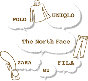 POLO UNIQLO The North Face ZARA GU FILA